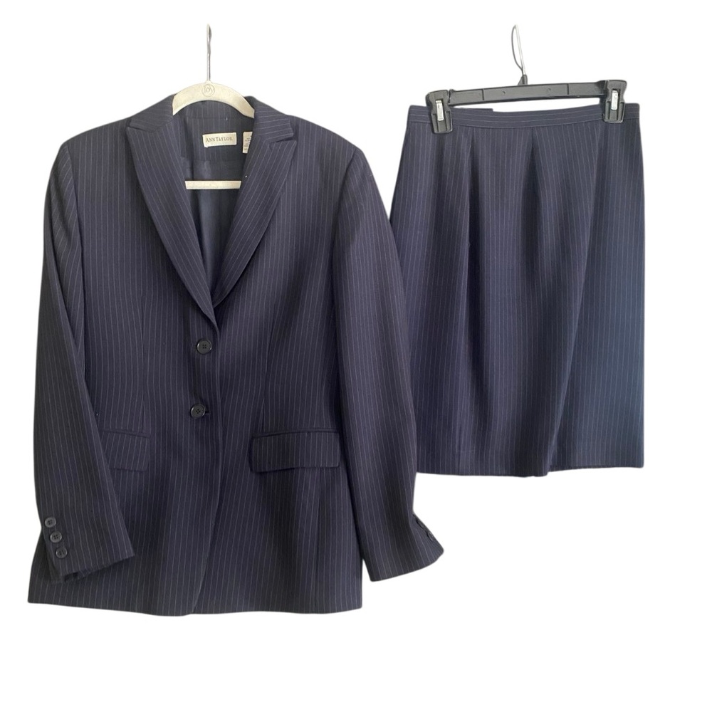 Ann Taylor Navy Skirt Set